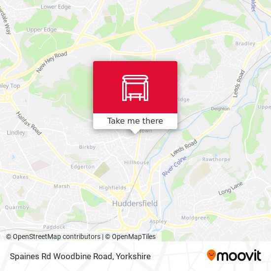 Spaines Rd Woodbine Road map