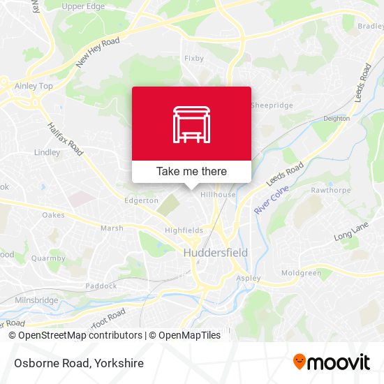 Osborne Road map