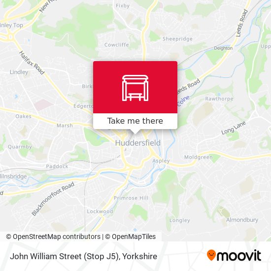 John William Street (Stop J5) map