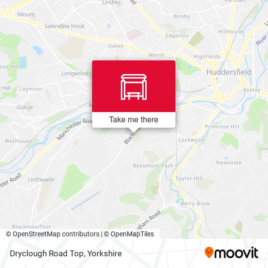 Dryclough Road Top map