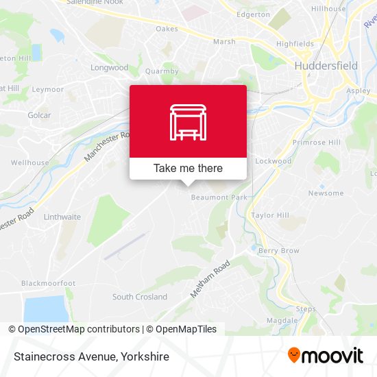 Stainecross Avenue map