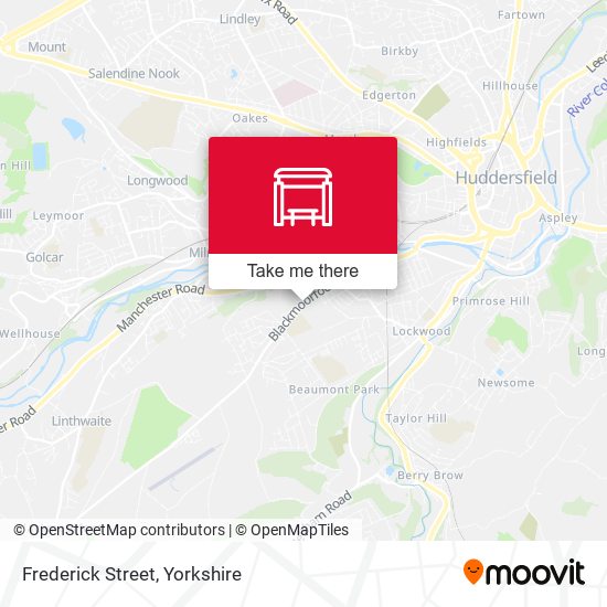 Frederick Street map
