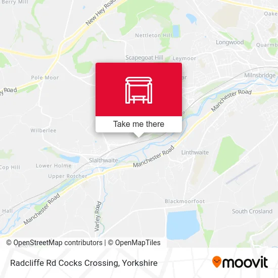 Radcliffe Rd Cocks Crossing map