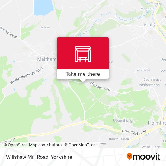 Willshaw Mill Road map
