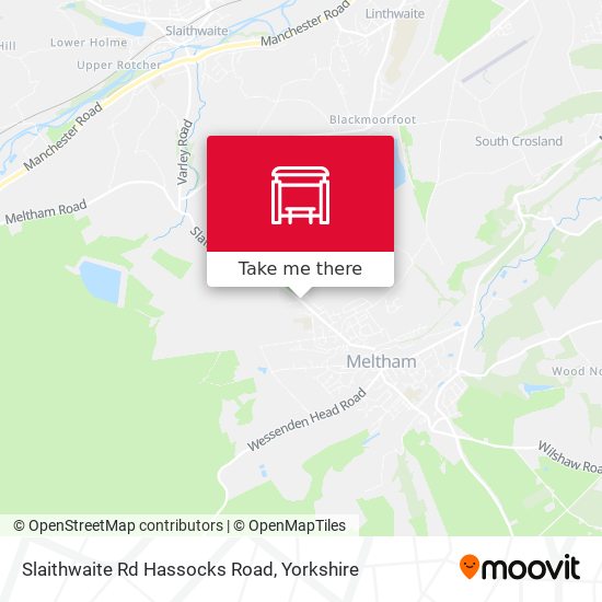 Slaithwaite Rd Hassocks Road map