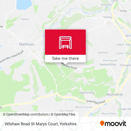Wilshaw Road St Marys Court map