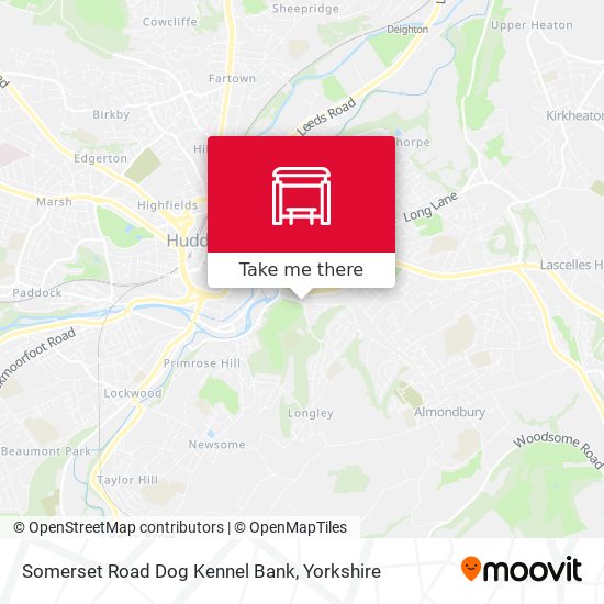 Somerset Road Dog Kennel Bank map