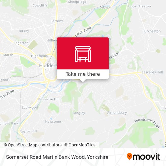 Somerset Road Martin Bank Wood map