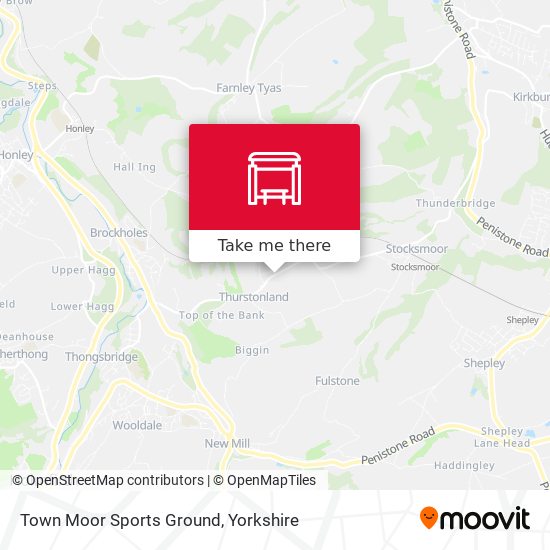 Town Moor Sports Ground map
