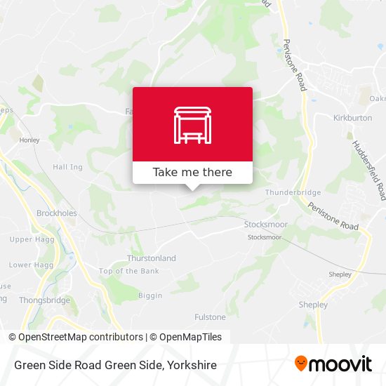 Green Side Road Green Side map