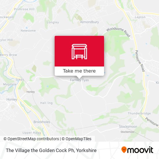 The Village the Golden Cock Ph map