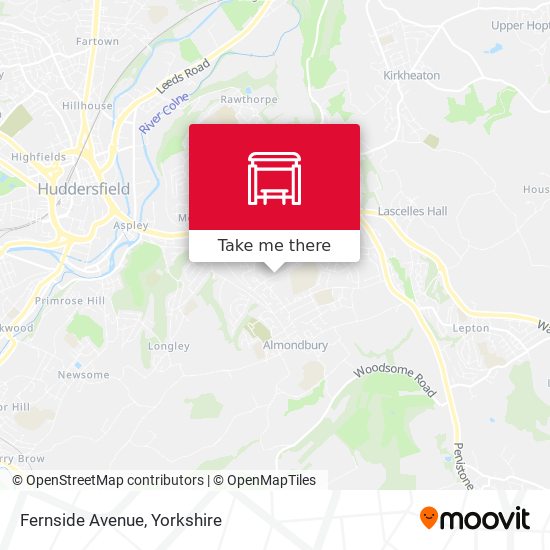 Fernside Avenue map