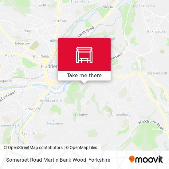 Somerset Road Martin Bank Wood map