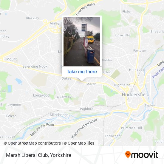 Marsh Liberal Club map