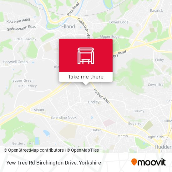 Yew Tree Rd Birchington Drive map