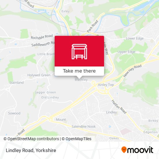 Lindley Road map