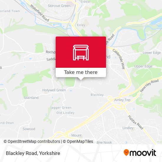 Blackley Road map
