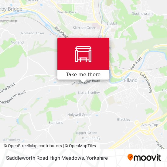 Saddleworth Road High Meadows map