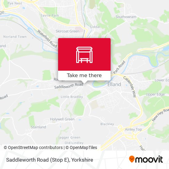 Saddleworth Road (Stop E) map