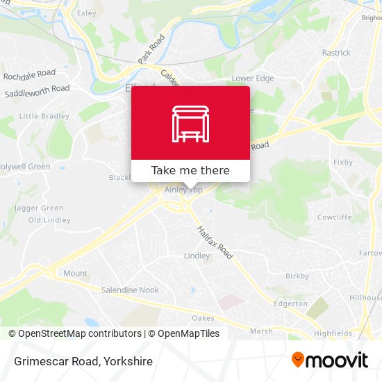 Grimescar Road map