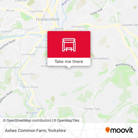 Ashes Common Farm map