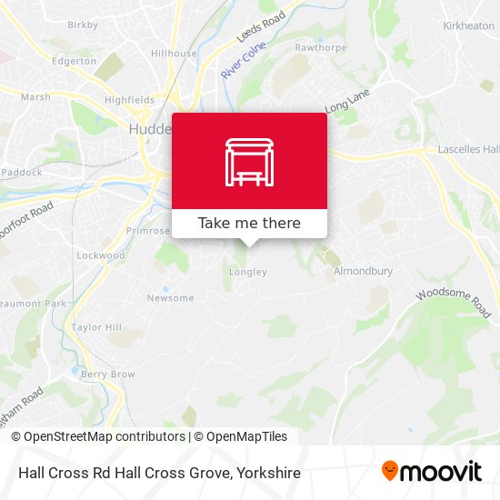 Hall Cross Rd Hall Cross Grove map