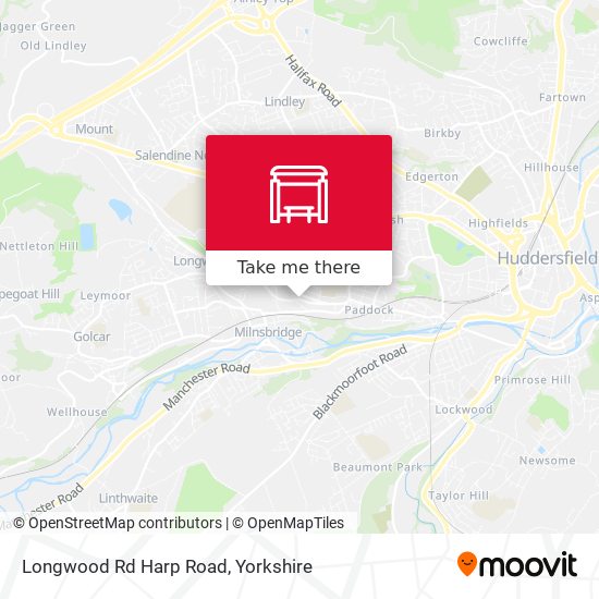 Longwood Rd Harp Road map