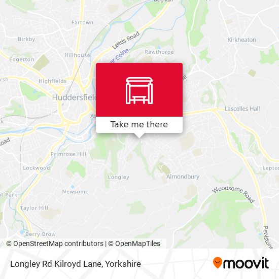Longley Rd Kilroyd Lane map
