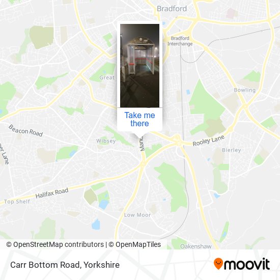 Carr Bottom Road map