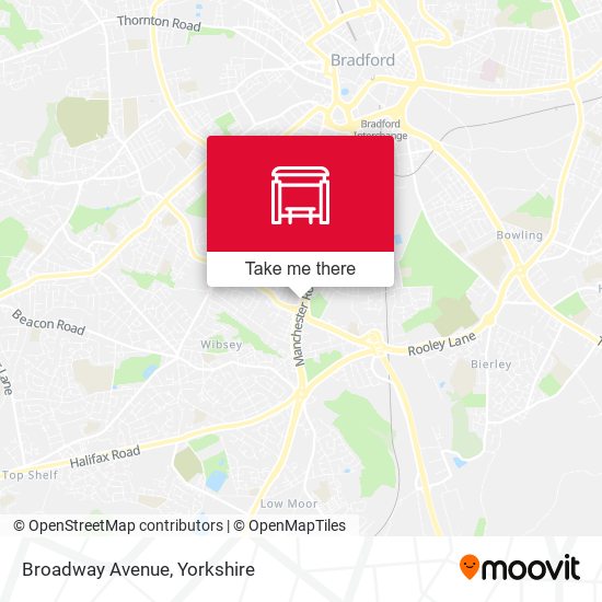 Broadway Avenue map