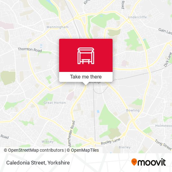 Caledonia Street map