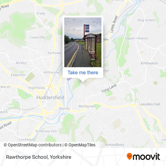 Rawthorpe School map