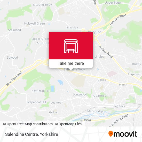 Salendine Centre map