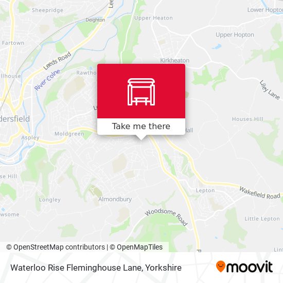 Waterloo Rise Fleminghouse Lane map