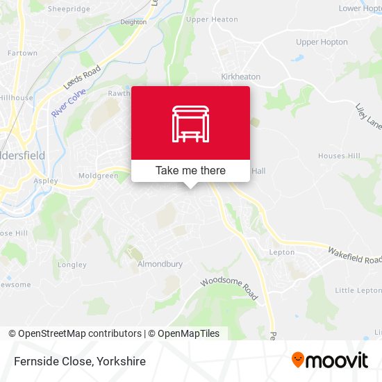 Fernside Close map