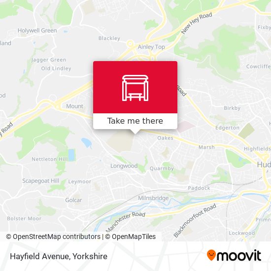 Hayfield Avenue map