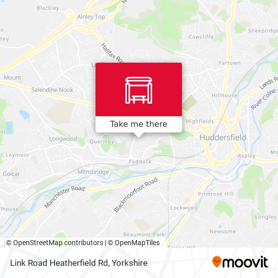 Link Road Heatherfield Rd map