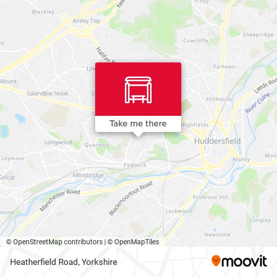 Heatherfield Road map