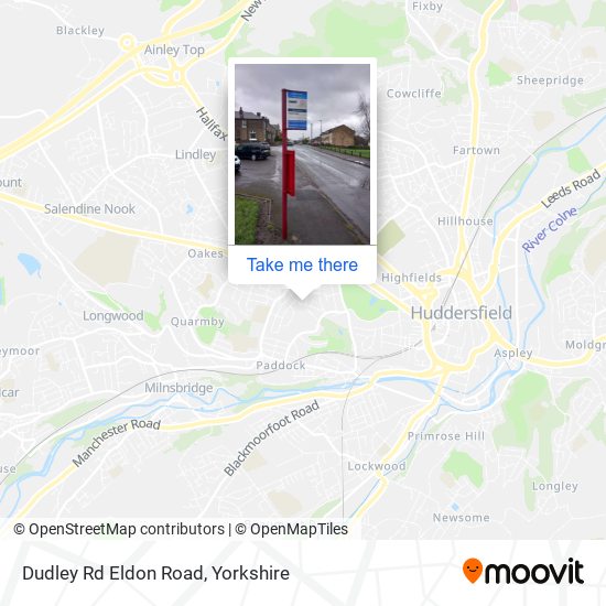 Dudley Rd Eldon Road map