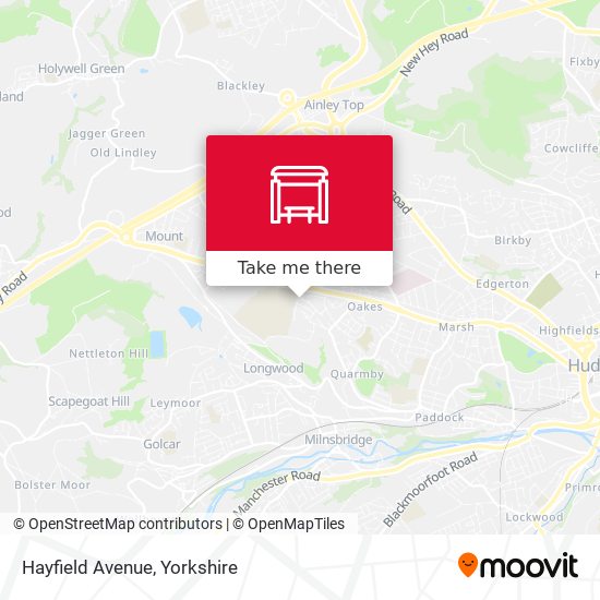 Hayfield Avenue map