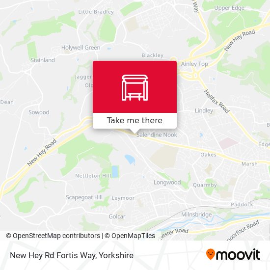 New Hey Rd Fortis Way map