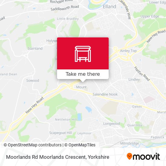 Moorlands Rd Moorlands Crescent map