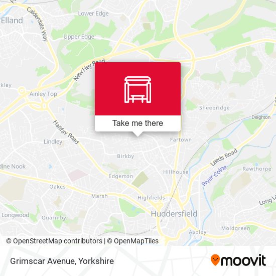 Grimscar Avenue map
