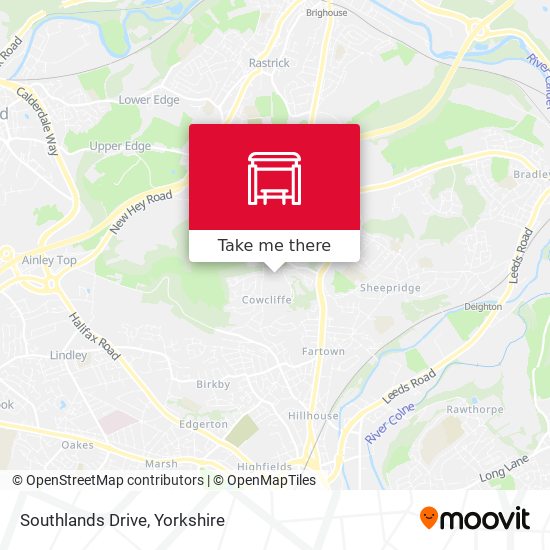 Southlands Drive map