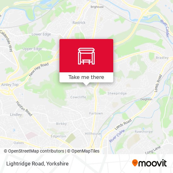 Lightridge Road map