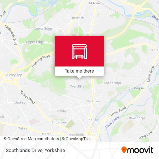 Southlands Drive map