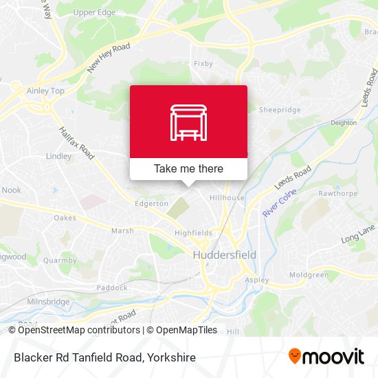 Blacker Rd Tanfield Road map