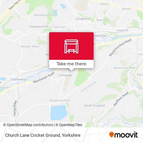 Church Lane Cricket Ground map