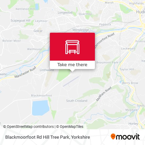 Blackmoorfoot Rd Hill Tree Park map
