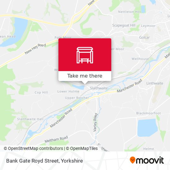 Bank Gate Royd Street map